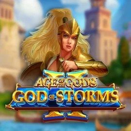 Age Of The Gods: God Of Storms 2 logo by Playtech at Kingmaker Casino