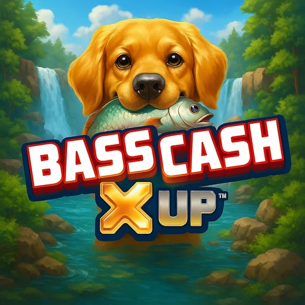 Official Slots logo: Bass Cash X UP by Alchemy Gaming at Kingmaker Casino