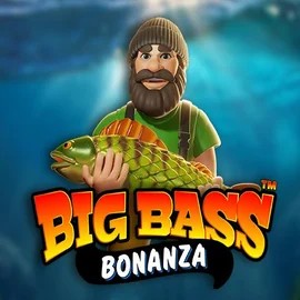Big Bass Bonanza slot logo by Pragmatic Play at Kingmaker Casino