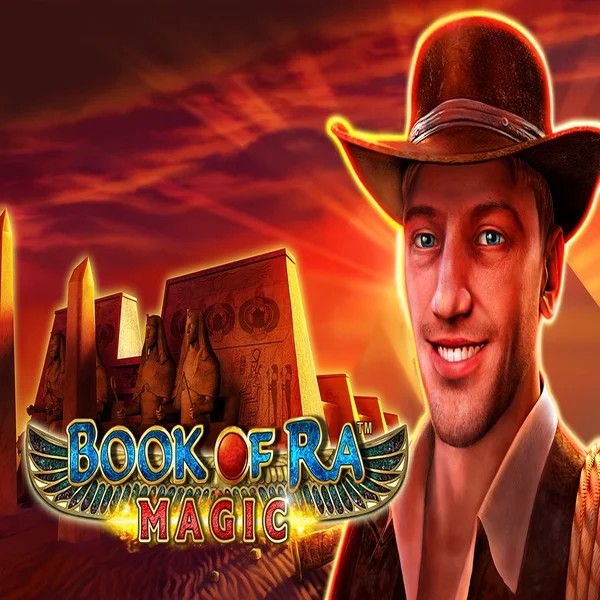 Book of Ra Magic casino game by Greentube – featured logo at Kingmaker Casino