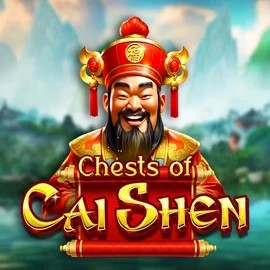 Slots logo of Chests of Cai Shen from Pragmatic Play at Kingmaker Casino