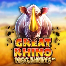 Great Rhino Megaways logo – Slots by Pragmatic Play at Kingmaker Casino
