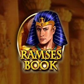 Slots logo of Ramses Book Deluxe from Gamomat at Kingmaker Casino