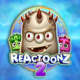 Reactoonz 2 by Play’n GO, showcased at king-maker-casino.org – game logo