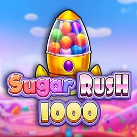 Slots logo of Sugar Rush 1000 from Pragmatic Play at Kingmaker Casino