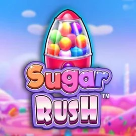 Sugar Rush logo – Slots by Pragmatic Play at Kingmaker Casino
