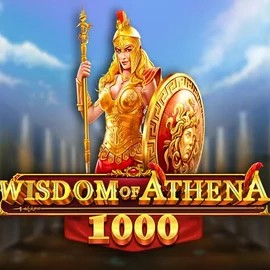 Wisdom of Athena 1000 game by Pragmatic Play – logo hosted on Kingmaker Casino